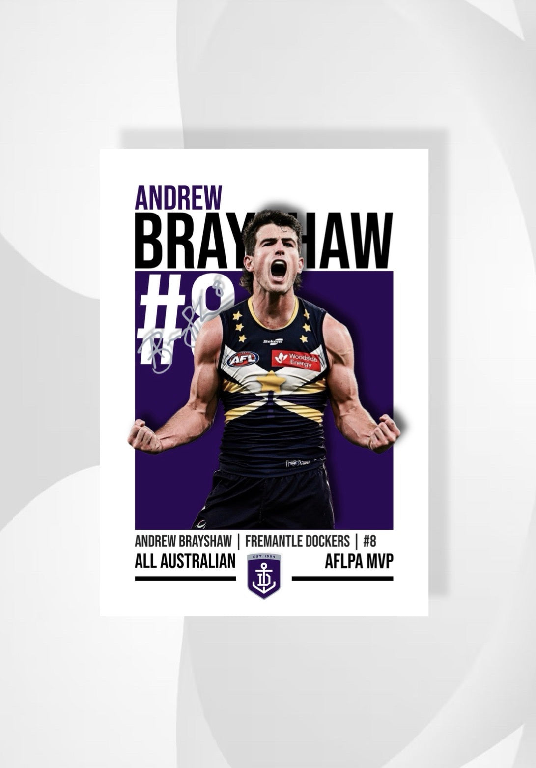 Andrew Brayshaw | Fremantle AFL Poster