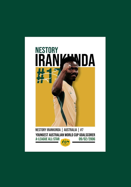 Nestory Irankunda | Australia Football Poster