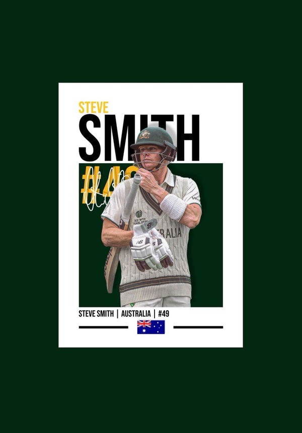 Steve Smith | Australia Cricket Poster