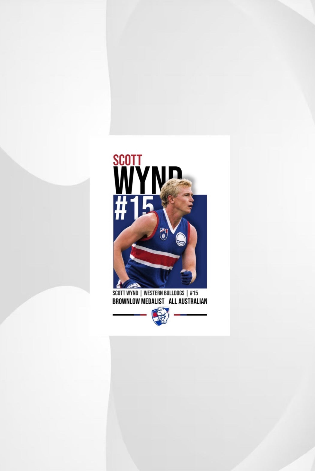 Scott Wynd | Western Bulldogs AFL Poster