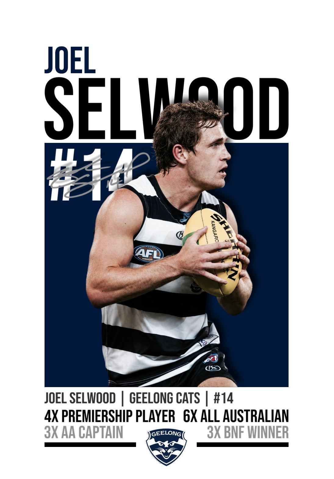 Joel Selwood | Geelong AFL Poster