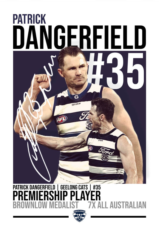 Geelong Cats Bundle - Cameron, Smith, Dangerfield, Selwood