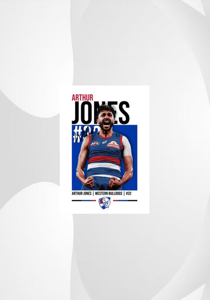 Arthur Jones | Western Bulldogs AFL Poster