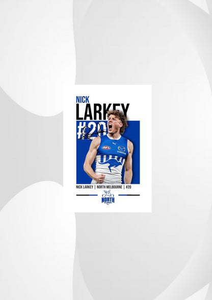 Nick Larkey | North Melbourne AFL Poster