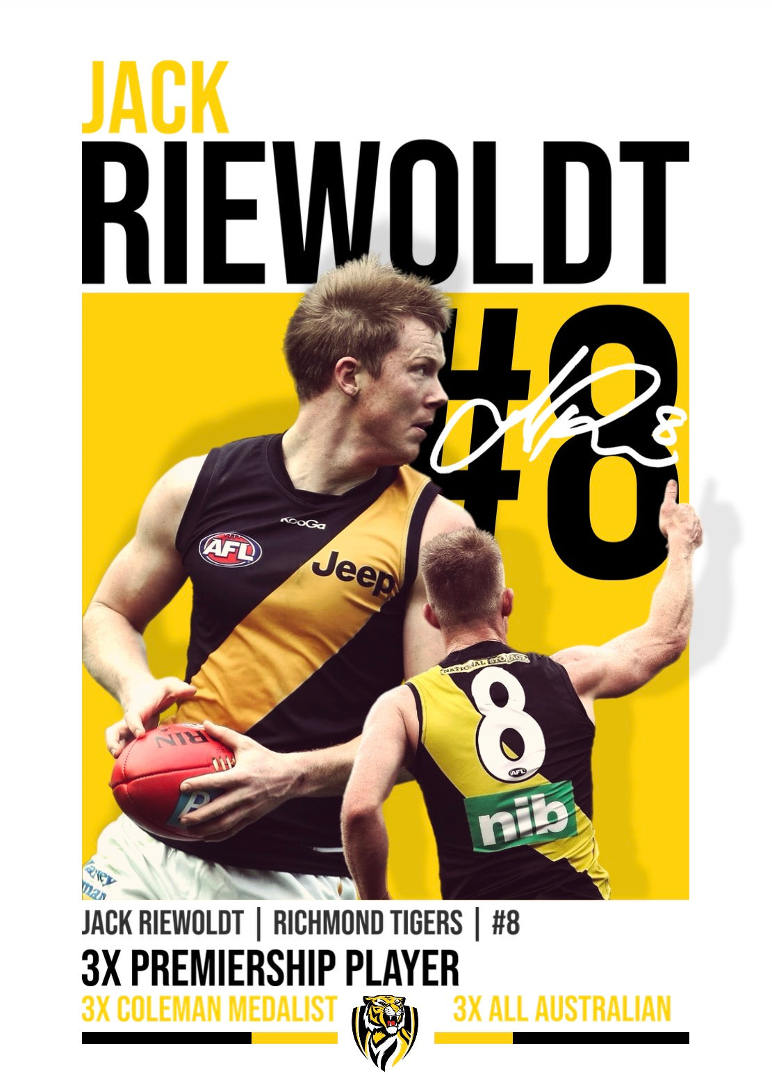 Jack Riewoldt Poster (Digital)