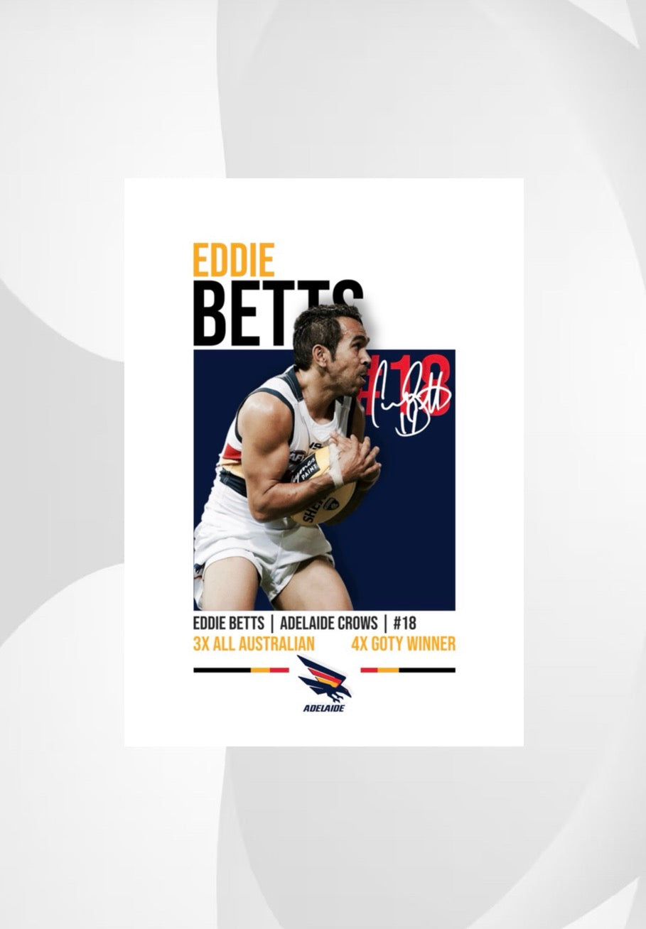 Eddie Betts | Adelaide Crows AFL Poster