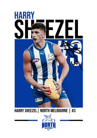 Harry Sheezel | North Melbourne AFL Poster