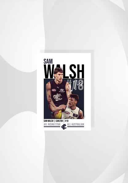 Sam Walsh | Carlton AFL Poster