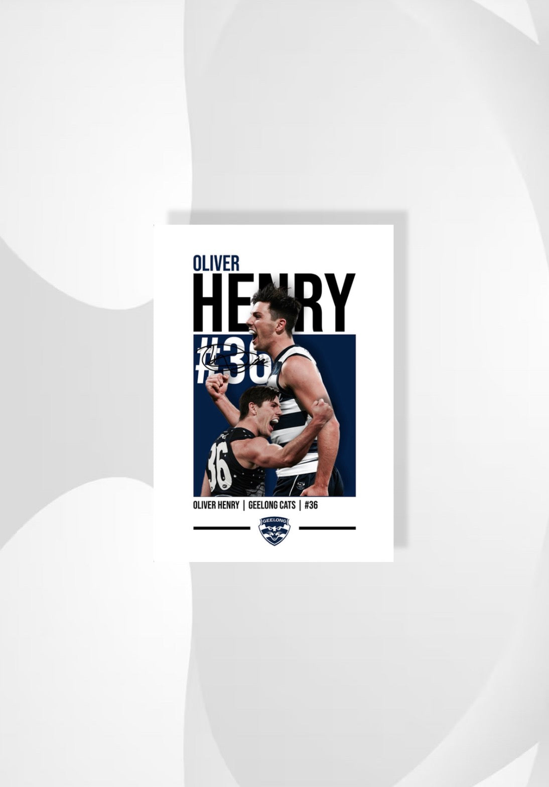 Oliver Henry | Geelong AFL Poster