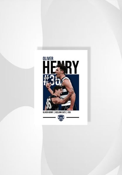 Oliver Henry | Geelong AFL Poster