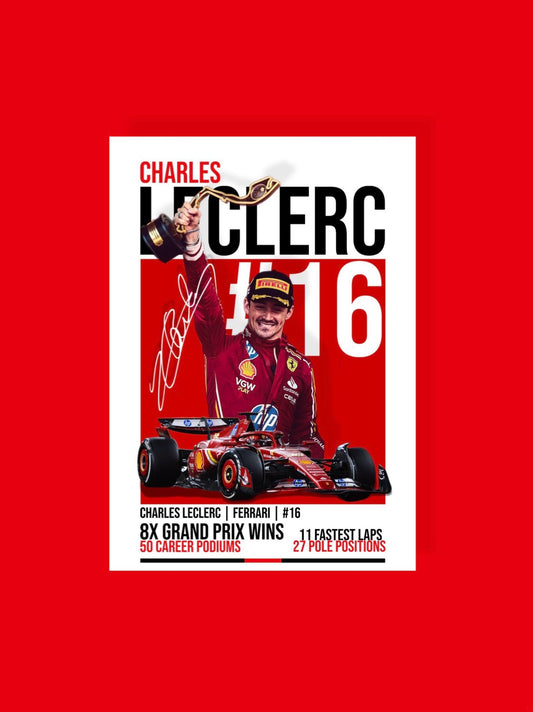 Charles Leclerc Poster