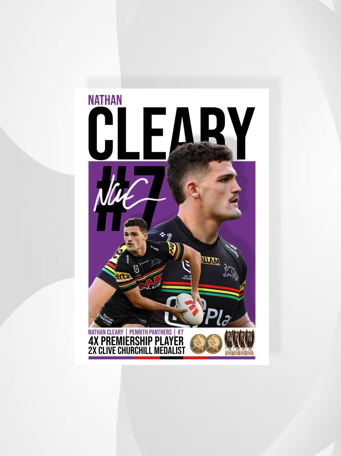 Nathan Cleary Poster
