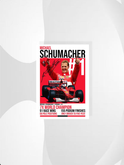 Michael Schumacher | Formula 1 Legends Poster