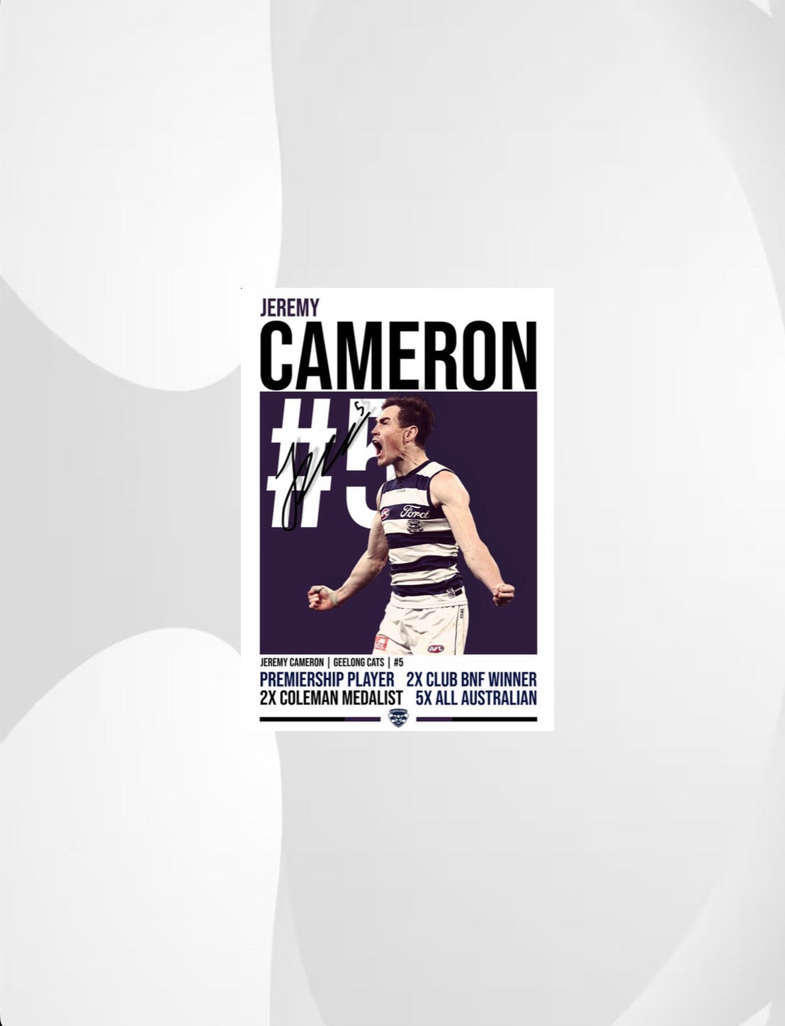 Jeremy Cameron Poster