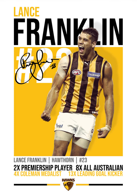 Lance Franklin Hawthorn Poster