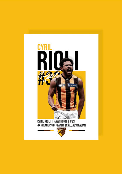 Cyril Rioli | Hawthorn AFL Poster