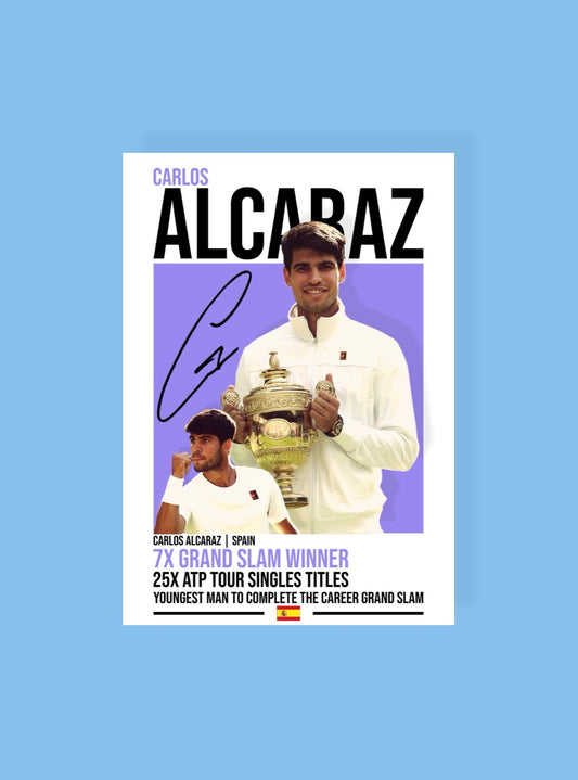 Carlos Alcaraz Poster
