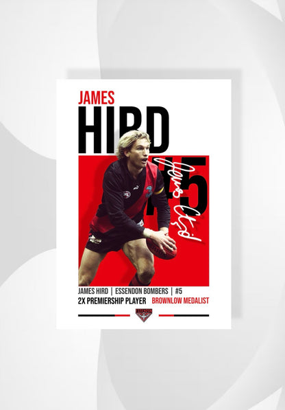 James Hird | Essendon AFL Poster