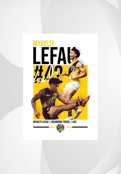 Mykelti Lefau | Richmond AFL Poster
