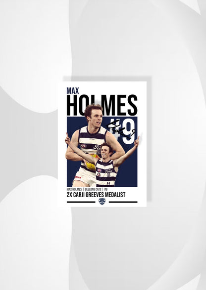 Max Holmes | Geelong AFL Poster