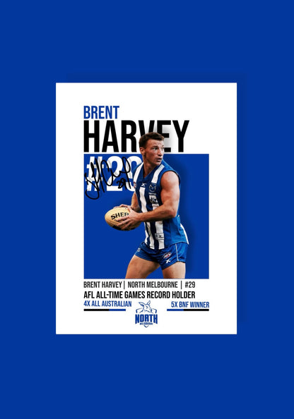Brent Harvey | North Melbourne AFL Poster