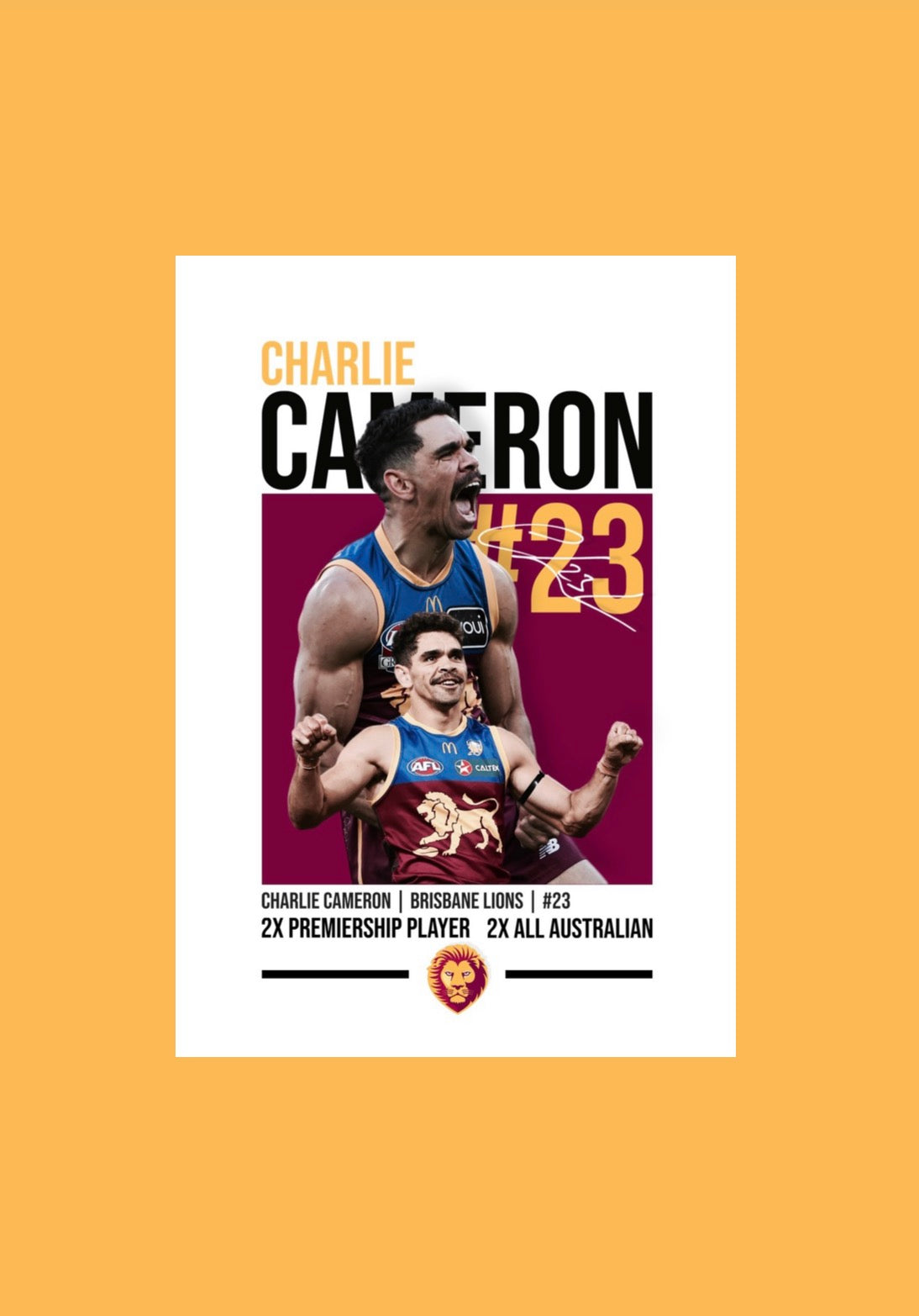 Charlie Cameron Poster