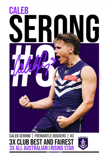 Fremantle Bundle | Brayshaw, Serong, Voss AFL Poster Value Pack