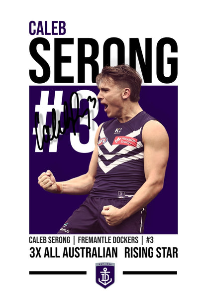 Caleb Serong | Fremantle AFL Poster