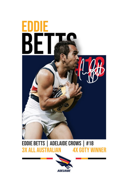 Eddie Betts | Adelaide Crows AFL Poster