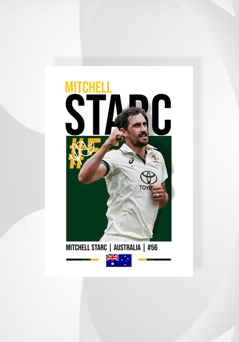 Mitchell Starc Poster