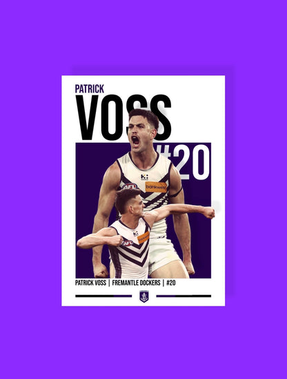 Patrick Voss | Fremantle AFL Poster