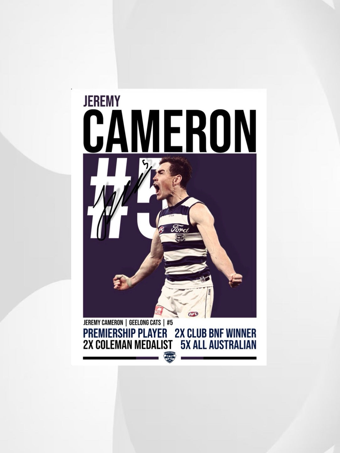 Jeremy Cameron Poster