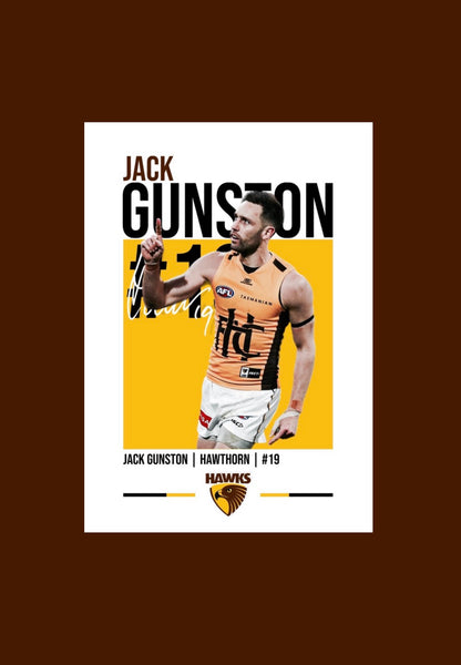 Jack Gunston | Hawthorn AFL Poster