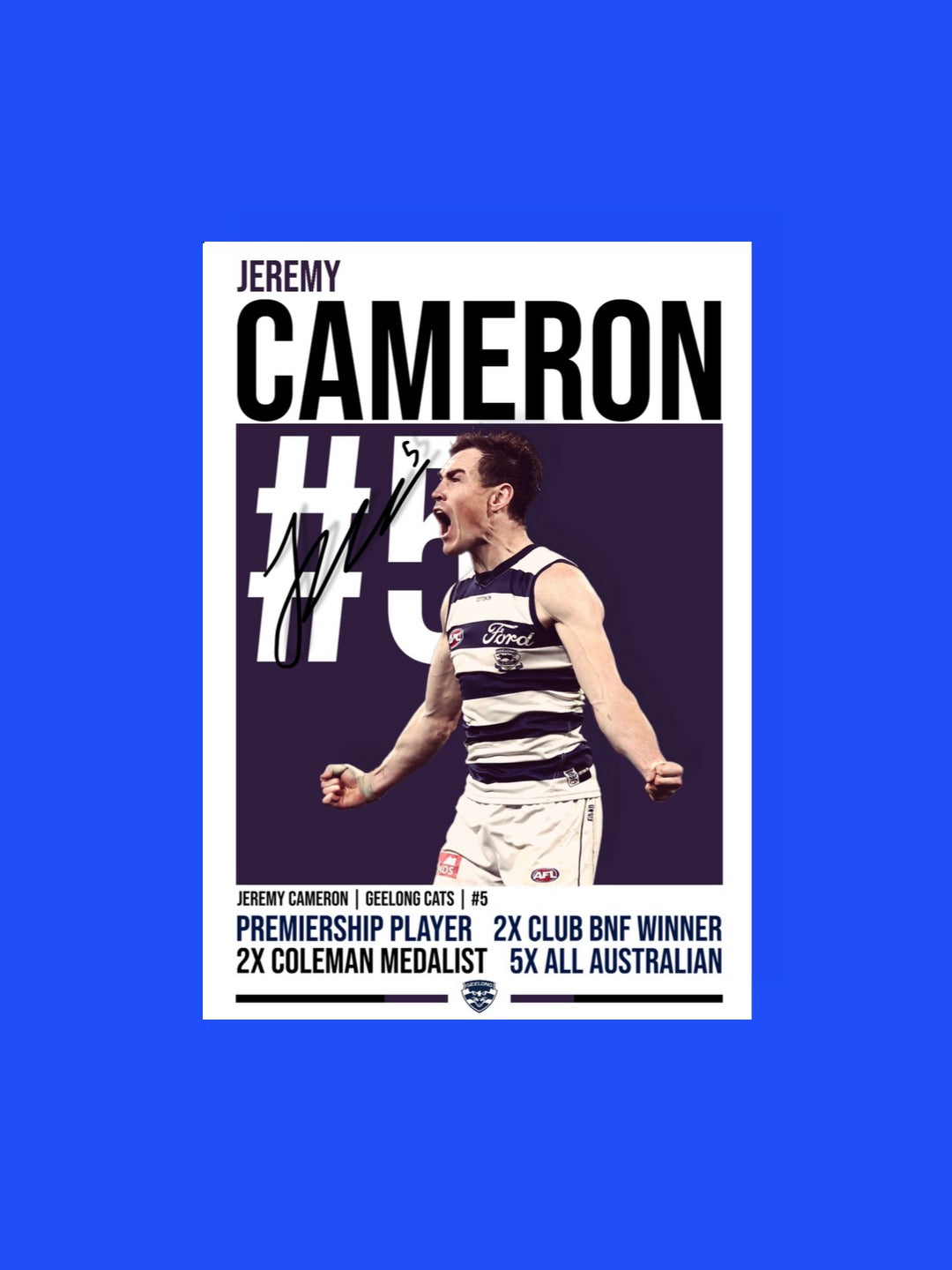 Jeremy Cameron Poster