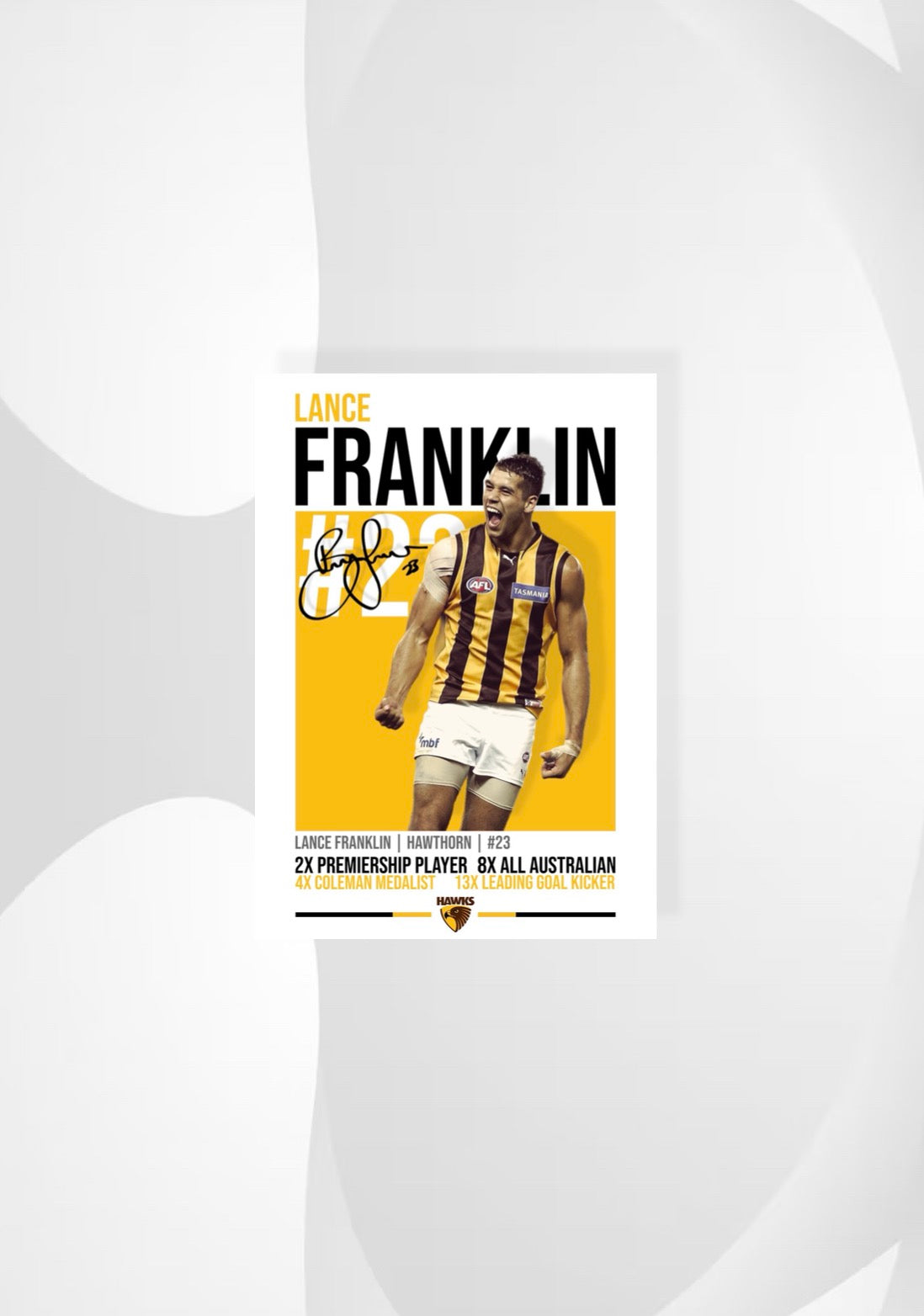 Lance Franklin Hawthorn Poster