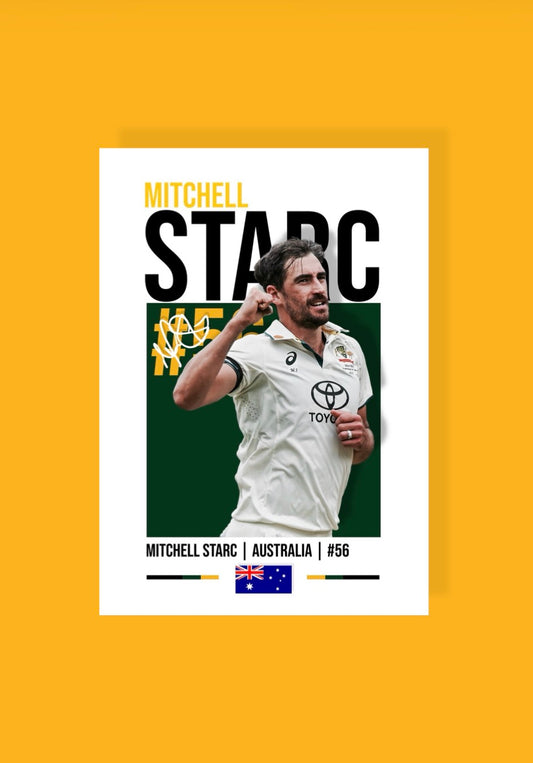 Mitchell Starc Poster