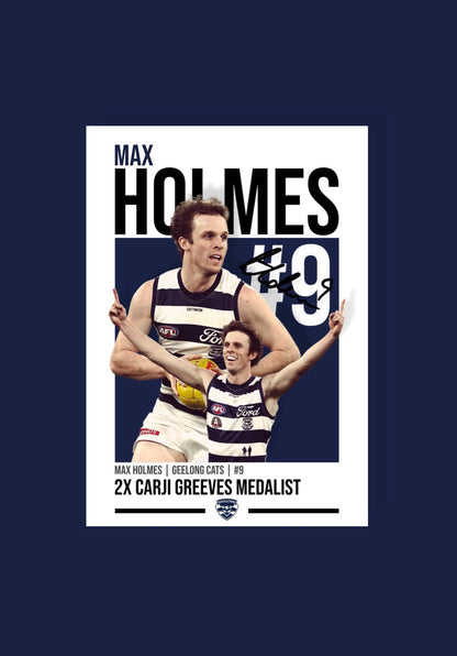 Max Holmes | Geelong AFL Poster