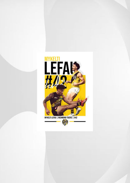 Mykelti Lefau | Richmond AFL Poster