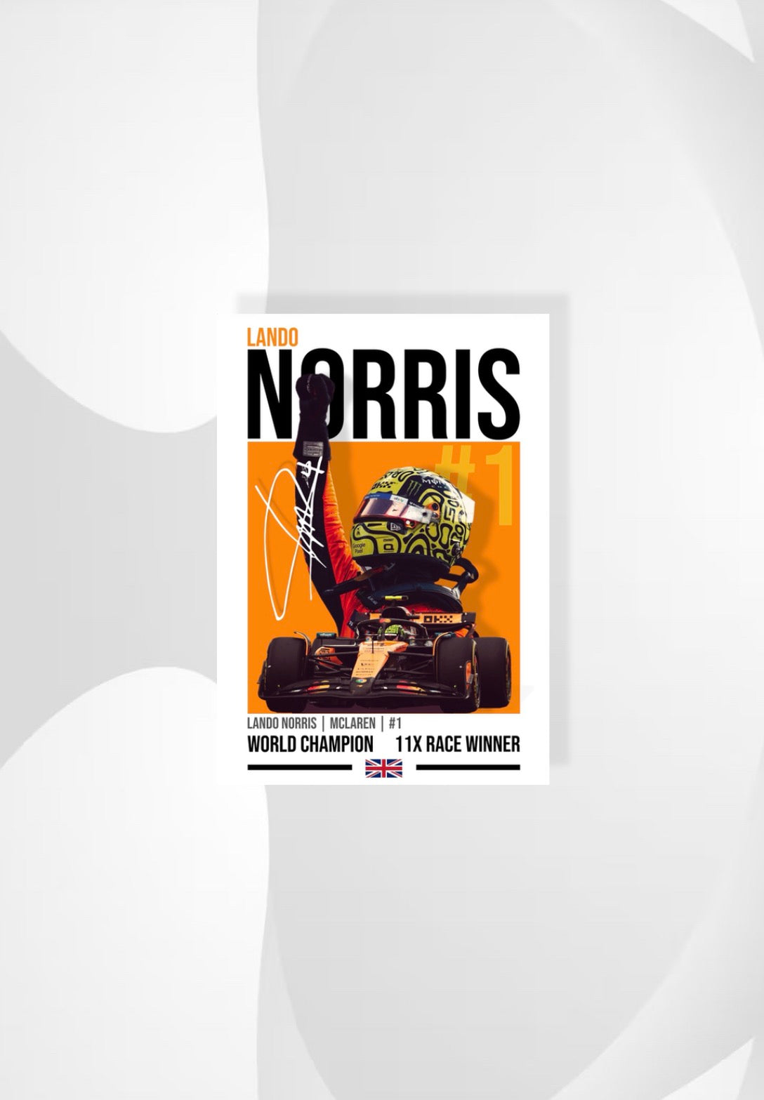 Lando Norris Poster