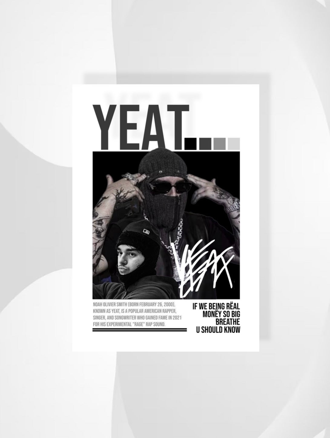 Yeat | Music Artist Poster