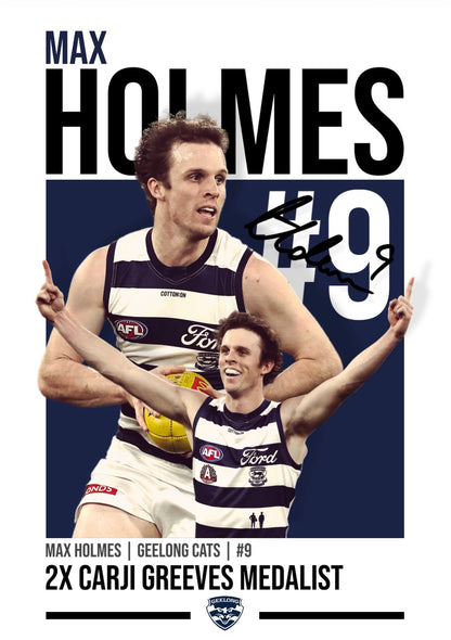 Max Holmes | Geelong AFL Poster