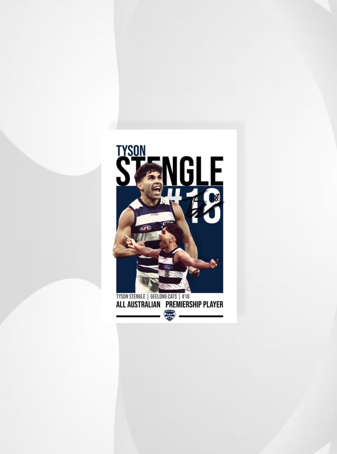 Tyson Stengle | Geelong AFL Poster