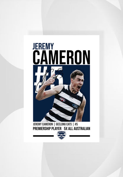 Jeremy Cameron Poster