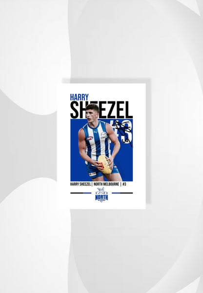 Harry Sheezel | North Melbourne AFL Poster