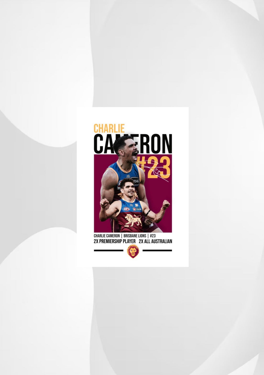Charlie Cameron Poster