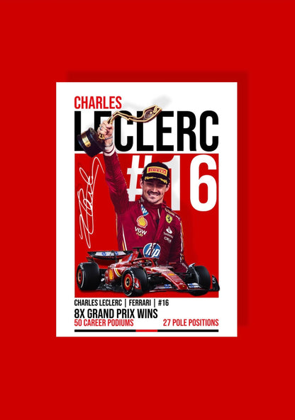 Charles Leclerc Poster
