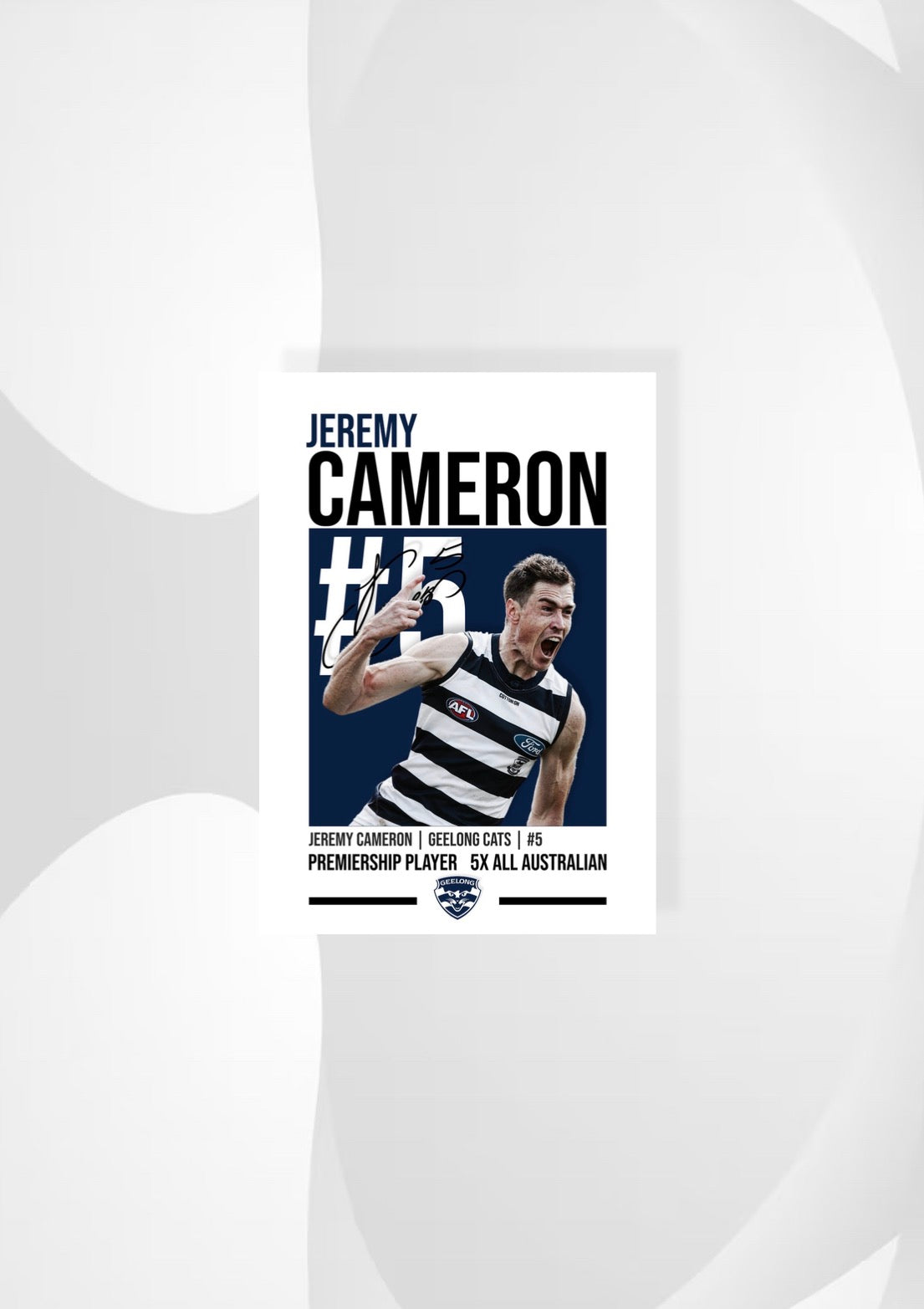 Jeremy Cameron Poster