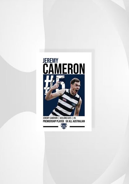 Jeremy Cameron Poster