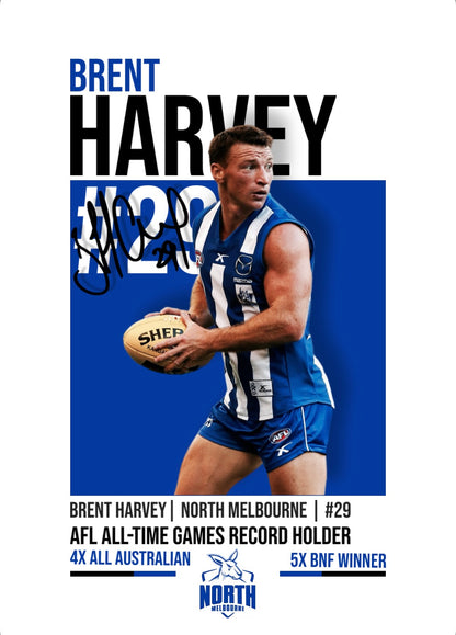 Brent Harvey | North Melbourne AFL Poster