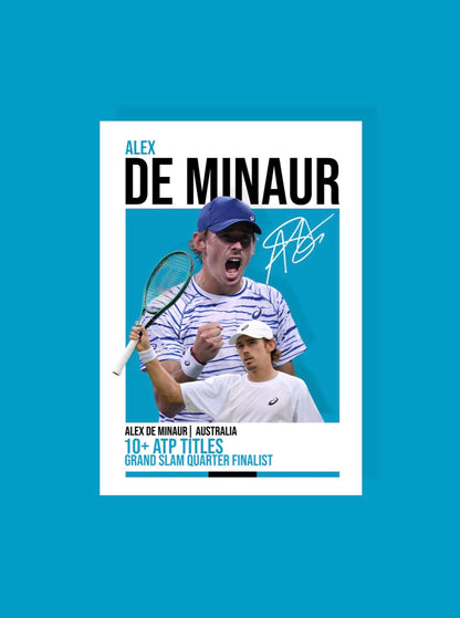 Alex De Minaur | Tennis Poster